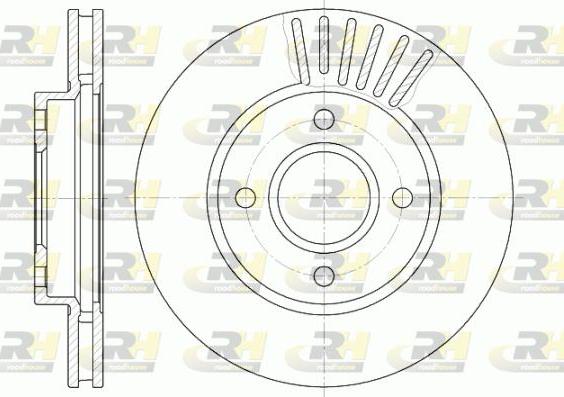 Roadhouse 6211.10 - Спирачен диск vvparts.bg