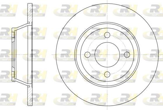 Roadhouse 6287.00 - Спирачен диск vvparts.bg