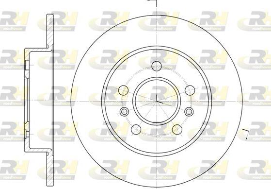 Roadhouse 6239.02 - Спирачен диск vvparts.bg