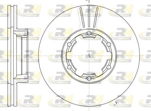 Roadhouse 6234.10 - Спирачен диск vvparts.bg