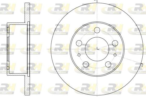 Roadhouse 6233.00 - Спирачен диск vvparts.bg