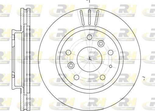 Roadhouse 6237.10 - Спирачен диск vvparts.bg