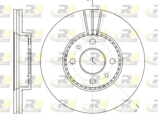 Roadhouse 6227.10 - Спирачен диск vvparts.bg