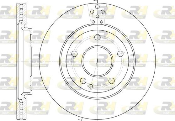 Roadhouse 6748.10 - Спирачен диск vvparts.bg