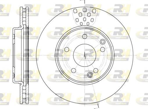 Roadhouse 6751.10 - Спирачен диск vvparts.bg