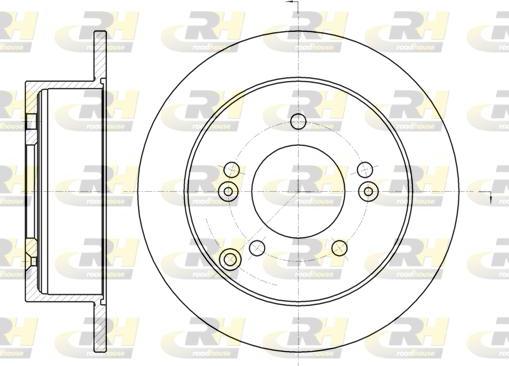 Roadhouse 6766.00 - Спирачен диск vvparts.bg