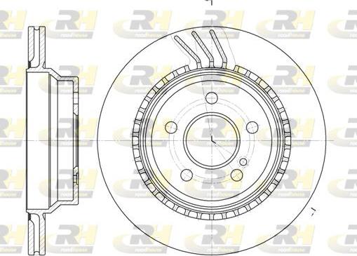 Roadhouse 6760.10 - Спирачен диск vvparts.bg