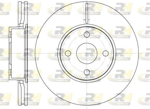 Roadhouse 6704.10 - Спирачен диск vvparts.bg