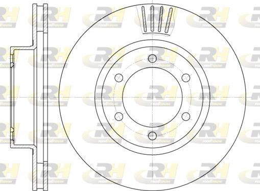 Roadhouse 6706.10 - Спирачен диск vvparts.bg