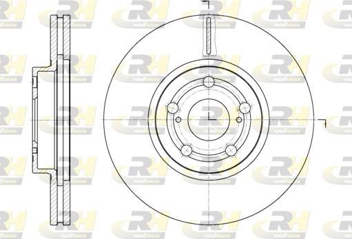 Roadhouse 6701.10 - Спирачен диск vvparts.bg