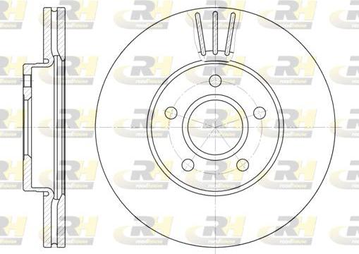 Roadhouse 6710.10 - Спирачен диск vvparts.bg