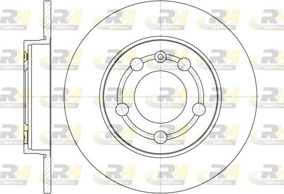 Roadhouse 6718.00 - Спирачен диск vvparts.bg