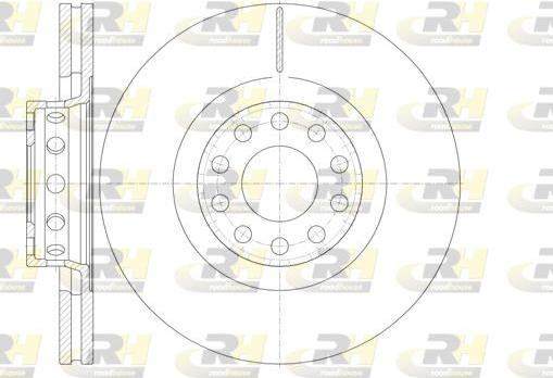 Roadhouse 6781.10 - Спирачен диск vvparts.bg