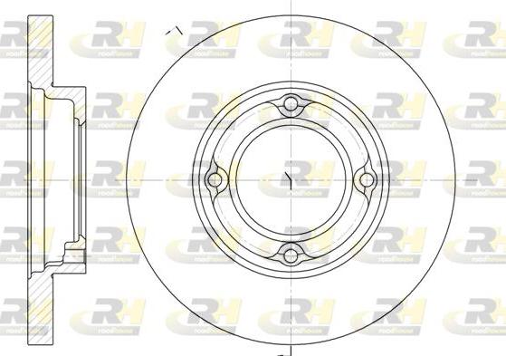 Roadhouse 6770.00 - Спирачен диск vvparts.bg