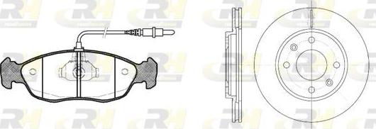 Roadhouse 8461.01 - Спирачен комплект, дискови спирачки vvparts.bg