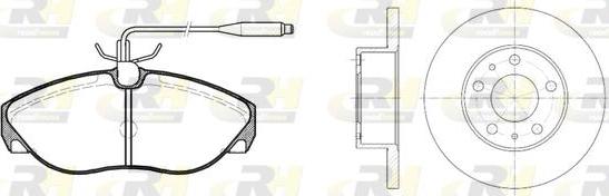 Roadhouse 8486.00 - Спирачен комплект, дискови спирачки vvparts.bg