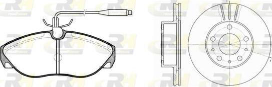 Roadhouse 8486.01 - Спирачен комплект, дискови спирачки vvparts.bg