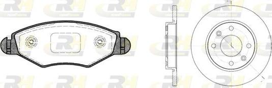 Roadhouse 8643.04 - Спирачен комплект, дискови спирачки vvparts.bg