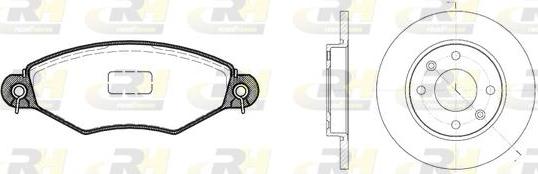 Roadhouse 8643.02 - Спирачен комплект, дискови спирачки vvparts.bg