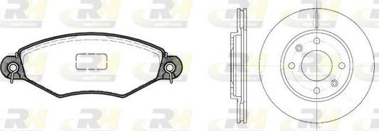 Roadhouse 8643.07 - Спирачен комплект, дискови спирачки vvparts.bg