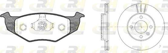 Roadhouse 8609.04 - Спирачен комплект, дискови спирачки vvparts.bg