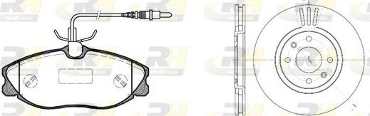 Roadhouse 8604.00 - Спирачен комплект, дискови спирачки vvparts.bg