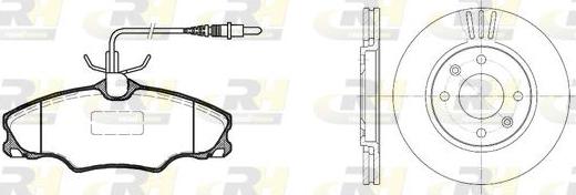 Roadhouse 8603.00 - Спирачен комплект, дискови спирачки vvparts.bg