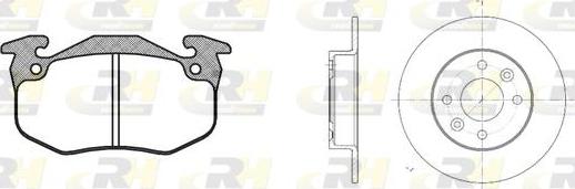 Roadhouse 8144.01 - Спирачен комплект, дискови спирачки vvparts.bg