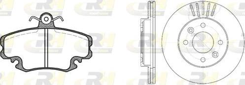 Roadhouse 8141.05 - Спирачен комплект, дискови спирачки vvparts.bg