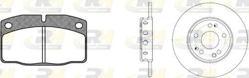 Roadhouse 8101.01 - Спирачен комплект, дискови спирачки vvparts.bg