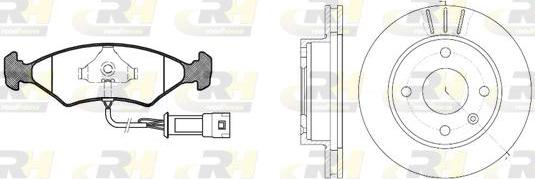 Roadhouse 8119.03 - Спирачен комплект, дискови спирачки vvparts.bg