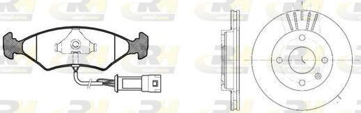 Roadhouse 8119.02 - Спирачен комплект, дискови спирачки vvparts.bg