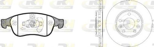 Roadhouse 81248.01 - Спирачен комплект, дискови спирачки vvparts.bg