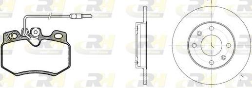 Roadhouse 8170.04 - Спирачен комплект, дискови спирачки vvparts.bg