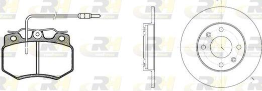 Roadhouse 8170.01 - Спирачен комплект, дискови спирачки vvparts.bg