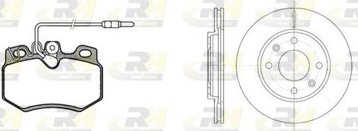 Roadhouse 8170.03 - Спирачен комплект, дискови спирачки vvparts.bg