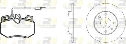 Roadhouse 8170.02 - Спирачен комплект, дискови спирачки vvparts.bg