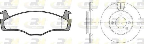 Roadhouse 8171.00 - Спирачен комплект, дискови спирачки vvparts.bg