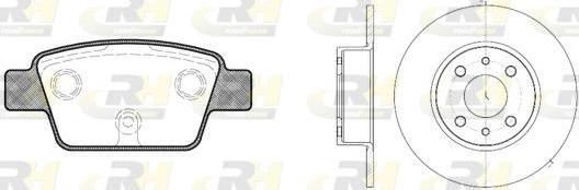 Roadhouse 8861.00 - Спирачен комплект, дискови спирачки vvparts.bg