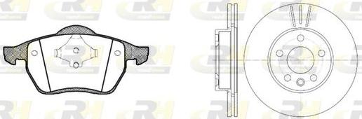 Roadhouse 8390.04 - Спирачен комплект, дискови спирачки vvparts.bg