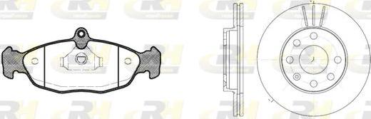 Roadhouse 8393.02 - Спирачен комплект, дискови спирачки vvparts.bg