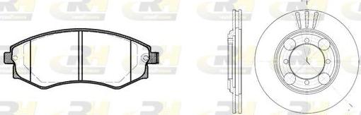 Roadhouse 8318.00 - Спирачен комплект, дискови спирачки vvparts.bg