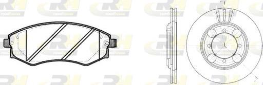 Roadhouse 8318.01 - Спирачен комплект, дискови спирачки vvparts.bg