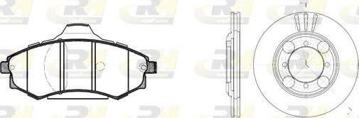 Roadhouse 8318.02 - Спирачен комплект, дискови спирачки vvparts.bg