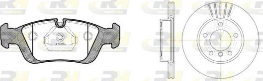 Roadhouse 8384.01 - Спирачен комплект, дискови спирачки vvparts.bg