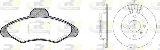 Roadhouse 8331.00 - Спирачен комплект, дискови спирачки vvparts.bg