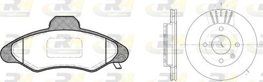 Roadhouse 8331.01 - Спирачен комплект, дискови спирачки vvparts.bg