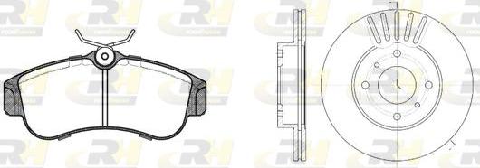 Roadhouse 8320.00 - Спирачен комплект, дискови спирачки vvparts.bg