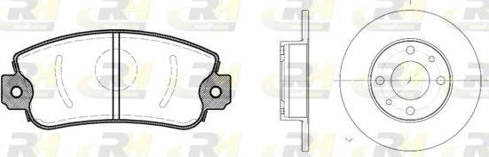 Roadhouse 8372.00 - Спирачен комплект, дискови спирачки vvparts.bg