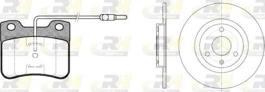 Roadhouse 8247.00 - Спирачен комплект, дискови спирачки vvparts.bg